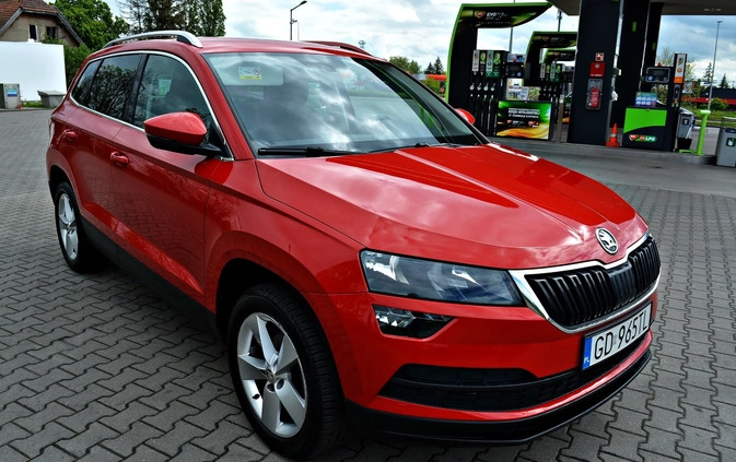 Skoda Karoq cena 82900 przebieg: 109000, rok produkcji 2019 z Dukla małe 407